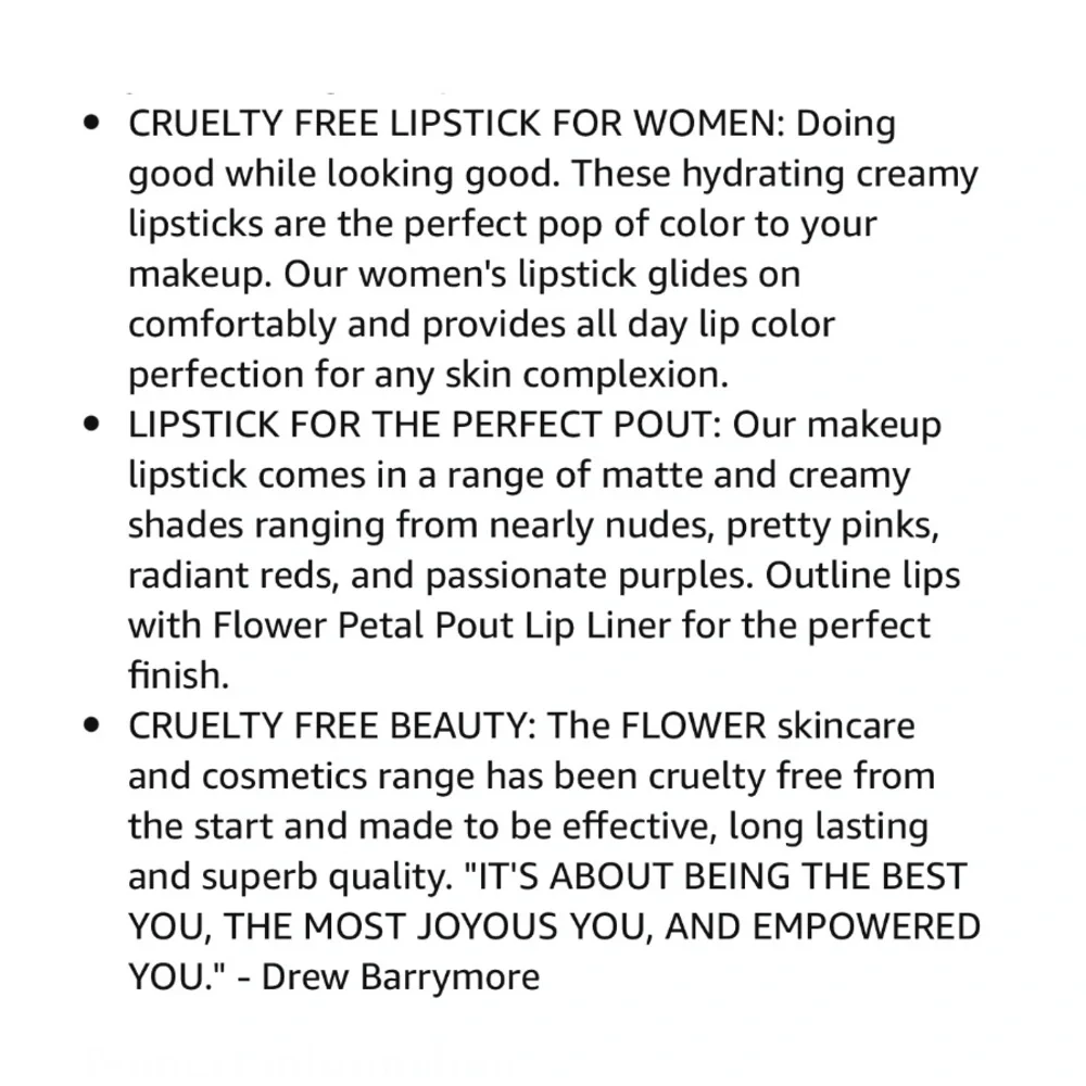FLOWER Beauty's Petal Pout Lip Color